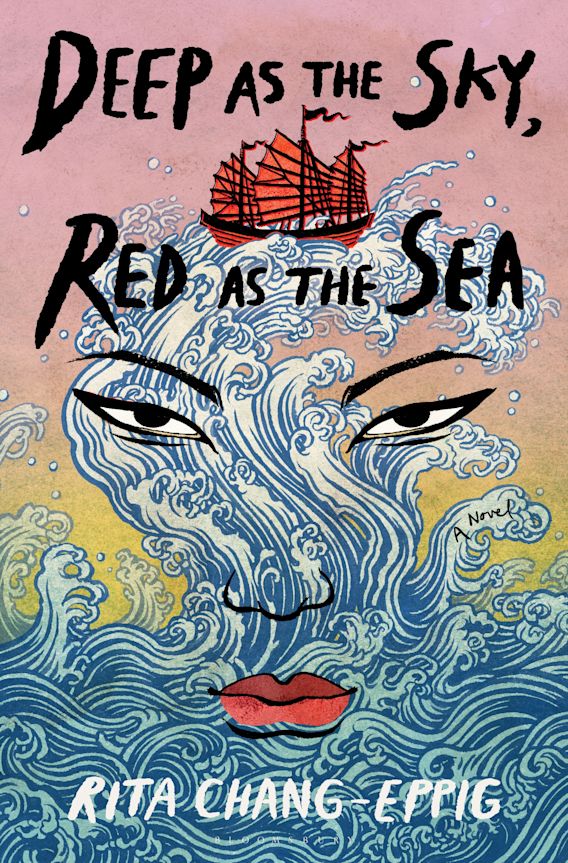 Cover image of "Deep as the Sky, Red as the Sea" by Rita Chang-Eppig