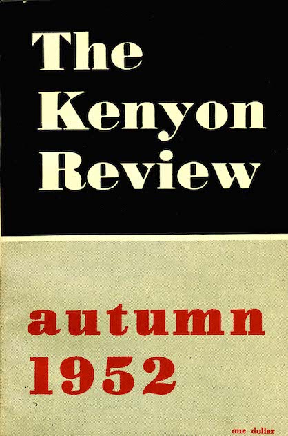Autumn 1952 Cover Image