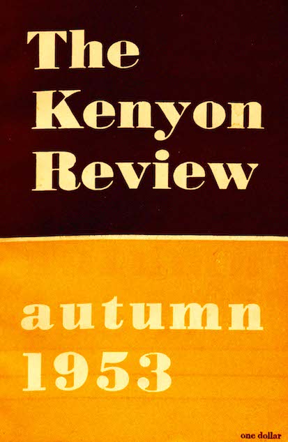 Autumn 1953 Cover Image